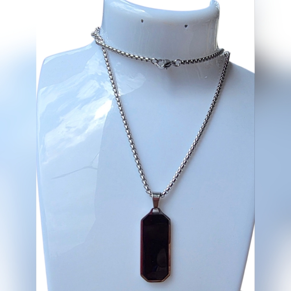 New Men's Necklace Pendant Stainless Steel